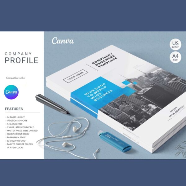 A4 Size - Business Brochure - 24 Pages