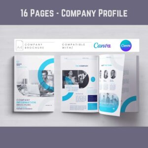 A4 - Company Brochure Template - 16 Pages