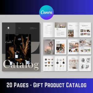 Gift Product Catalog Template A4 - 20 Pages